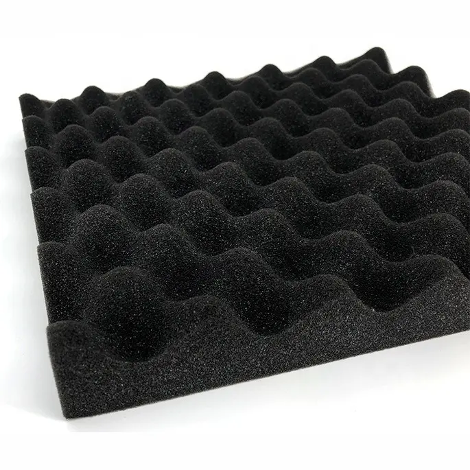 Customized anti-static packing PU packaging foam black ESD foam for packing