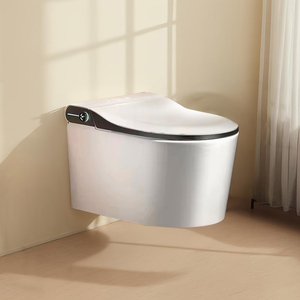 Inodoro inteligente suspendido con cisterna oculta, bidé automático y función de limpieza para baño - Product Image 1