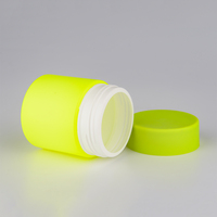 RTCO — Capsules de poudre en tpe, jaune néon, emballage avec capuchon de pilules, bouteille de nourriture