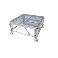 Scène mobile tout-terrain portable pour intérieur et extérieur, plateforme de scène pour mariage, concert, spectacle de lumière, divertissement