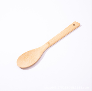 Bộ dụng cụ nhà bếp bằng tre 100% - 8 thìa và vá 12 inch - Bán chạy - Product Image 3