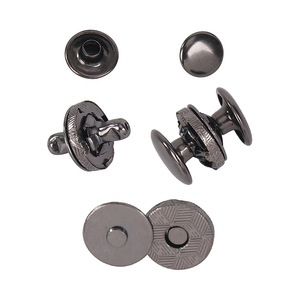 Nhà Máy Giá Bán Vòng Đôi Đinh Tán 14Mm 18Mm Mỏng Từ <span class=keywords><strong>Snap</strong></span> Nút Đóng Cửa Fastener Cho Ví Túi Xách - Product Image 3