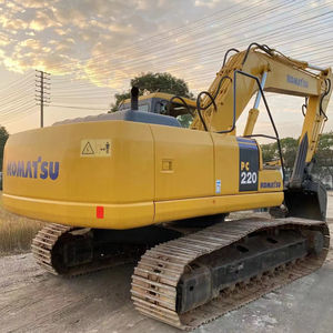 Excavadora Komatsu PC220, precio barato, excavadora usada rentable, bomba Kawasaki, máquina de alta eficiencia y buena calidad - Product Image 1