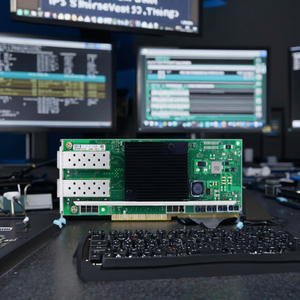 2-Port PCI Express 3.0 X8 10 gam Ethernet Adapter sợi quang hội tụ mạng cho nội bộ máy chủ 10Gbps có dây không dây kho - Product Image 3