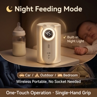 Chauffe-biberon portable sans fil de haute qualité, rechargeable, pour garder au chaud le lait pour bébé, idéal pour les voyages en voiture