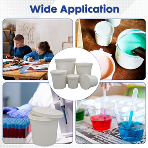 Vaso Mezclador de Pintura Automotriz Desechable de Plástico con Tapa, Precio Económico, 200 ml/300 ml/500 ml/1000 ml/2000 ml - Product Image 4