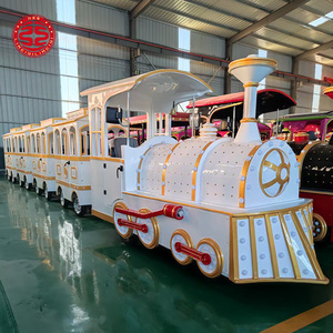 Train électrique touristique sans rails pas cher, train électrique <span class=keywords><strong>de</strong></span> parc d'attractions, trains électriques alimentés par batterie à vendre - Product Image 1