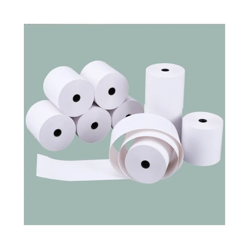 80 x 65mm Thermal Factory Paper Price Cash Register Receipt POS Printer Till Rolling 80mm Thermal Pos Paper Roll