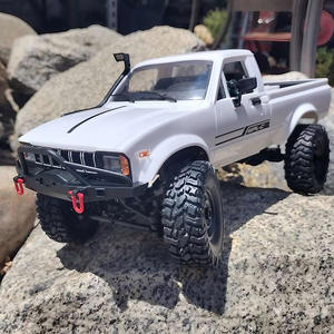 WPL <span class=keywords><strong>Hilux</strong></span> simulado todo terreno 4X4 1 16 luz Led escalada aleación 4WD Radio Control eléctrico <span class=keywords><strong>RC</strong></span> todoterreno Crawler Hobby juguete - Product Image 2