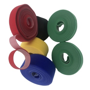 Sangle auto-agrippante double face de 25 mm de large pour câbles, bande auto-agrippante double face auto-agrippante - Product Image 1