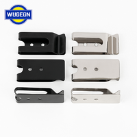 Wugeon ODM/OEM Clip de ceinture à crochet en acier au carbone noir de haute précision 25 mm, étui de haute qualité, modèle 50, usine chinoise, pour l'exploitation minière et l'industrie alimentaire