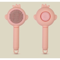 Peigne écologique pour animaux de compagnie - Brosse de toilettage en plastique pour enlever les poils des chats et des chiens