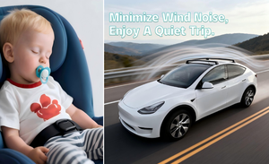 车顶行李架横杆适用于特斯拉 Model Y Juniper 2017-2025 铝制 易于安装 无需钻孔 现货 防水 厂家直销 - Product Image 4