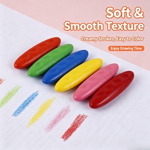<span class=keywords><strong>Crayons</strong></span> 3D en forme d'arachide, lavables, non tachants, non toxiques, pour enfants, outil de peinture pour la maternelle, directement de l'usine - Product Image 4