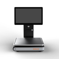 Pantalla táctil Impresión de código de barras Inteligencia artificial Computadora PC Venta al por menor Balanza de pesaje