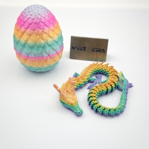 Oeuf de dragon chinois populaire sur TikTok, imprimé en 3D, jouet anti-stress, boîte surprise pour enfants, figurines de collection, cadeau - Product Image 3