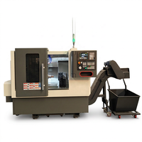 Torno CNC de Metal con Guía Lineal Hidráulica Horizontal Automática y Servomotor