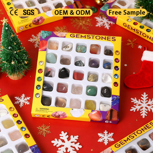 Cadeau de Noël le plus populaire : Boîte de spécimens naturels mixtes de cristaux minéraux bruts – Incroyable pour une révélation surprise - Product Image 1