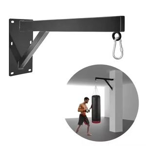 Support mural pour <span class=keywords><strong>sac</strong></span> de frappe pivotant à 360°, support pour <span class=keywords><strong>sac</strong></span> de frappe lourd, support pour <span class=keywords><strong>sac</strong></span> de <span class=keywords><strong>boxe</strong></span> pour salle de sport à domicile - Product Image 1