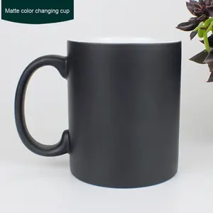 Caneca Mágica Moderna de Cerâmica do Fabricante que Muda de Cor com Revestimento Brilhante e Fosco, Segura para Transferência de Calor por Sublimação para Festas - Product Image 6