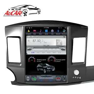 AuCAR เครื่องเล่น DVD ติดรถยนต์12.1 ",แอนดรอยด์9เครื่องเล่นวิทยุระบบนำทาง GPS สเตอริโออัตโนมัติเครื่องเล่นมัลติมีเดียสำหรับ Mitsubishi Lancer 2007-2016