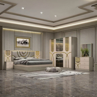 Lit King Size en Bois Personnalisé à Prix Abordable, Ensemble de Meubles de Chambre à Coucher Modernes et Luxueux avec Rangement pour Hôtels, Hôpitaux et Villas