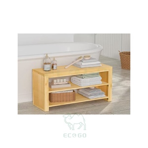 Zapatero de Bambú Moso de 1 Nivel, Organizador de Zapatos Largo y Duradero, Mueble Moderno para Sala de Estar, Banco Zapatero - Product Image 4