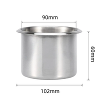 Porte-gobelet encastré en acier inoxydable, plateau pour boissons, pour camping-car, caravane, yacht, bateau, fourgon aménagé, support de boisson encastré