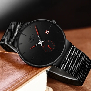 Lige 9969, última moda, reloj de pulsera con movimiento de cuarzo de marca informal, reloj de estilo de negocios resistente al agua para hombre, Relojes Montre - Product Image 2