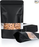 Sachets Doypack en aluminium refermables anti-odeur avec fenêtre mate, imprimés en héliogravure, de qualité alimentaire pour l'emballage d'aliments pour bébés, faible MOQ