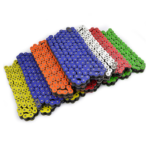 Fábrica OEM personalizado 420 428 428H 520 525 530 630 <span class=keywords><strong>Cadena</strong></span> de motocicleta de colores - Product Image 1