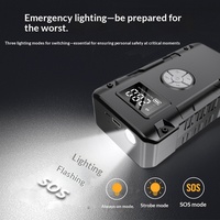 Démarreur d'urgence pour voiture, pompe à air sans fil embarquée, appareil tout-en-un, alimentation de téléphone portable grande capacité 600A