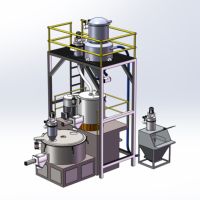 200/500 CE Standard Pvc Poudre Système De Mélange Industriel Pvc En Plastique Chaud Et Froid Mélangeur Machine