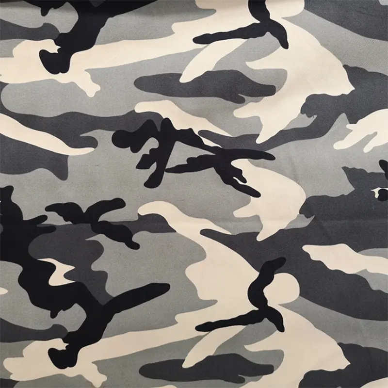 TC will 65/35 polyester cotton German speckled camouflage cloth workwear/school/office uniform fabrics