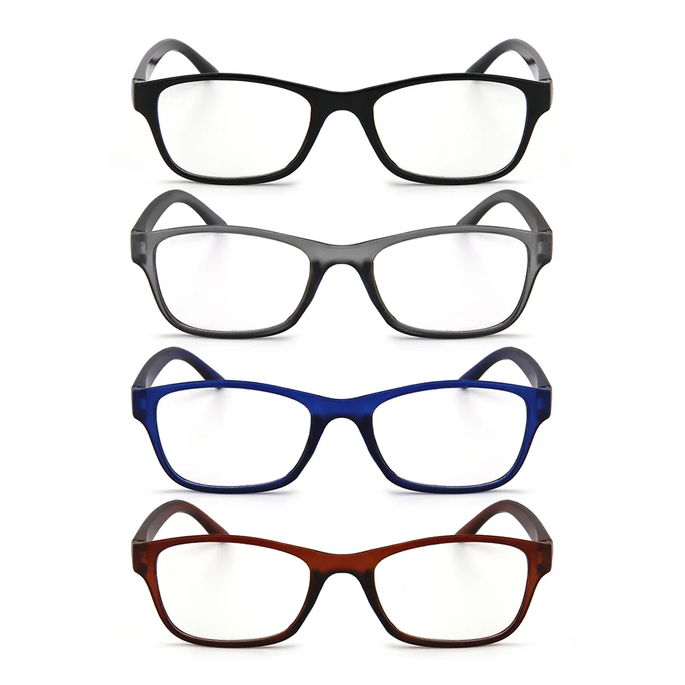 Оптовая продажа, очки для чтения, дешевые 0,25, 0,5, 0,75, 1,25, 1,5, 1,75 очки для чтения, классические очки с защитой от синего света на заказ