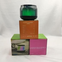 S100 Kleurrijke Led Rgb Mini Draadloze Outdoor Stereo Speakers Draagbare Rgb Muziek Geluid Kolom Met Tf Subwoofer Voor Feesten