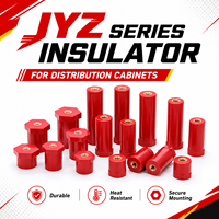 Aislador de Soporte para Barra Colectora Serie JYZ, Rojo, Espaciador Eléctrico de Bajo Voltaje para Panel de Distribución de Equipos de Conexión, Kit de Panel de Energía