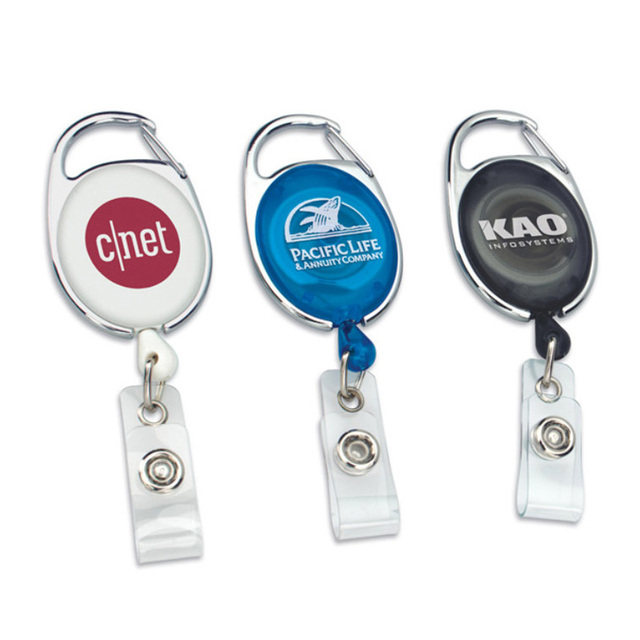 Customized New Design Epoxy Sticker Nurse Id Badge Reel Retractable