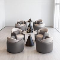 Fauteuil de détente moderne de luxe inclinable, chaise individuelle avec pieds en métal, revêtement en tissu, rembourrage en mousse, réglable, pour salon