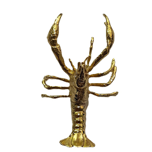 Kenop Lemari Bentuk Lobster Vintage Dekoratif untuk Lemari Pakaian, Lemari Dapur, Perlengkapan Furnitur - Product Image 6