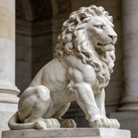 Statue de lion antique en marbre véritable, grande taille, style chinois, pour portail de jardin ou porte de maison, à vendre