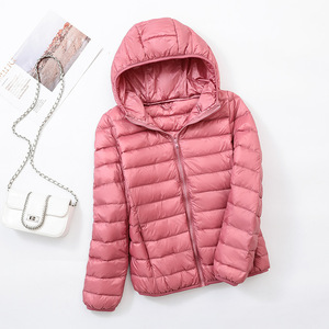 Veste bouffante à capuche décontractée pour femmes à la mode Light Jack Packable Plus Size Veste en <span class=keywords><strong>duvet</strong></span> pour femmes - Product Image 3