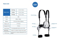 Exosquelette robotisé MileBot série M, aide à la marche portable pour les membres inférieurs, application Bluetooth, léger, 5 niveaux de soutien, 12 Nm