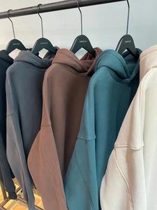 2022 nouveauté hiver lourd polaire 400gsm Boxy <span class=keywords><strong>sweat</strong></span> à <span class=keywords><strong>capuche</strong></span> surdimensionné plaine Baggy grande taille hommes sweats à <span class=keywords><strong>capuche</strong></span> et sweats - Product Image 3