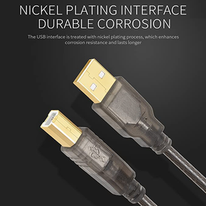 USB <strong>Printer</strong> <strong>Cable</strong> 5M Type a to Type B Printing <strong>Cable</strong>, High-Speed Print Cord for Scanners, Laptop, Computer, HP, Canon, Samsung - Product Image 3