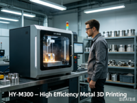 Imprimante 3D industrielle en métal SLM HY-M300, nouvelle génération, laser haute puissance, production de pièces de haute précision, USB/WiFi, garantie de 3 ans