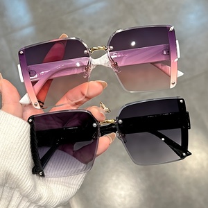 Gafas de Sol Polarizadas con Gradiente, Sin Montura, Extra Grandes, Casuales, de Moda Z113 para Hombre y Mujer - Product Image 2