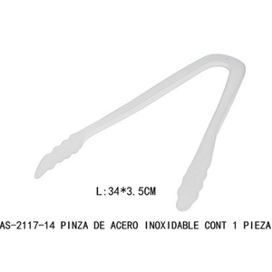 Pinzas de Acero Inoxidable - 34*3.5 cm 14 Pulgadas - Pinzas de Cocina de Metal - Product Image 1