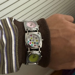 Unique and Stylish Round Multi-Dial <b>Acrylic</b> Watch Face 5mm Thickness 30ATM Water Resistance Unisex Quartz Watch - Product Image 3