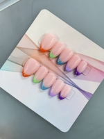 Vente en gros de faux ongles Ballerina Coffin, peints à la main, en acrylique et gel, de luxe, personnalisés, faits main, pour usage professionnel en salon, best-seller, faciles à poser